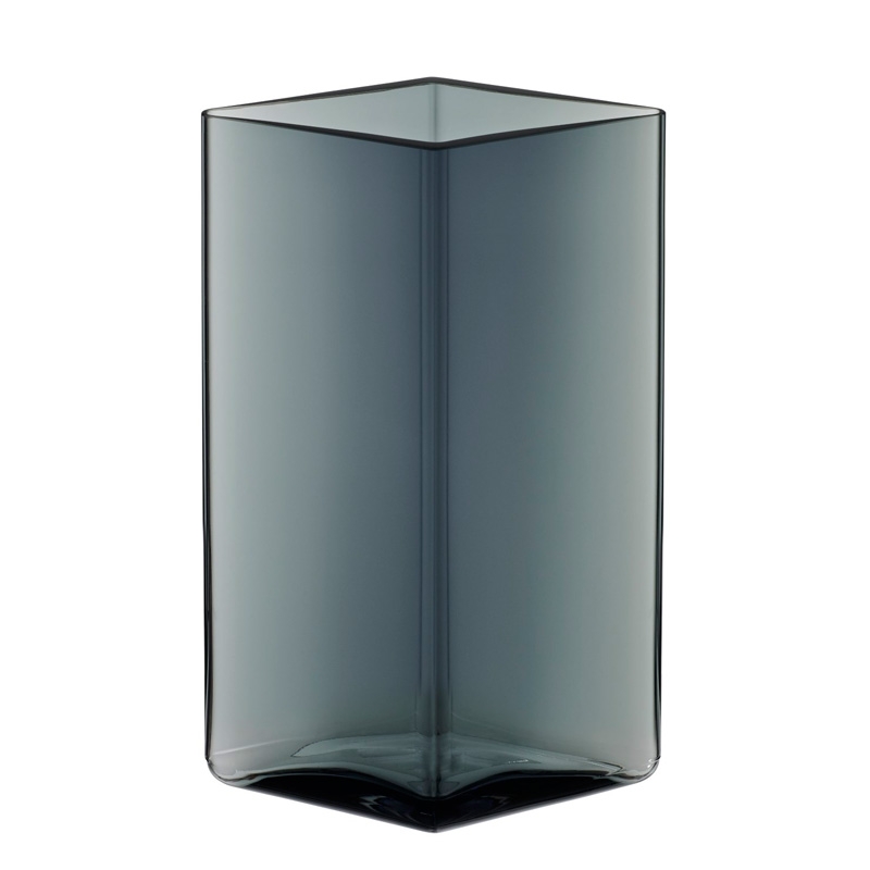 Vase Ruutu 11.5x18, gray