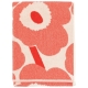 Unikko towel, coral red