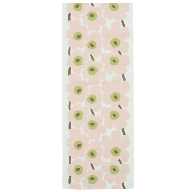 Runner Unikko 45x140, pink-pear-sand