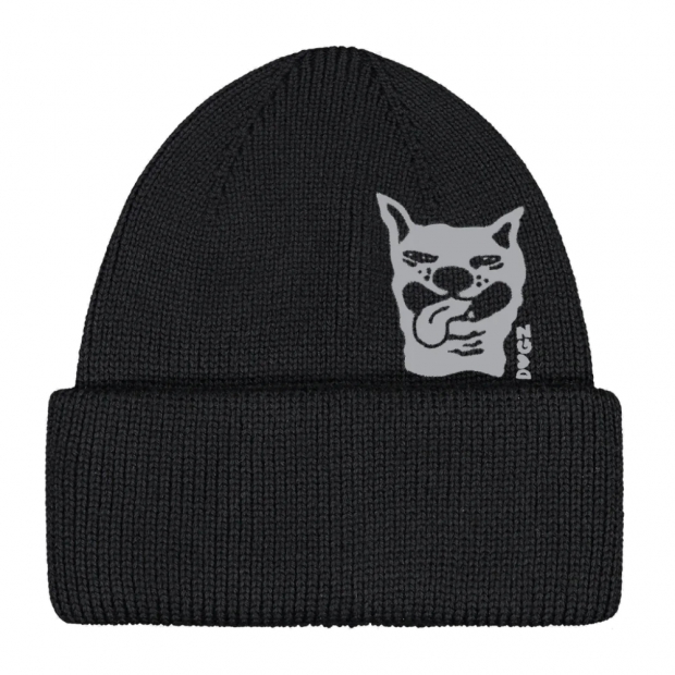 Dogz merino hat, black / reflective