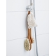 Bath brush with handle, horse hair / tampico