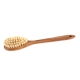 Bath brush with handle, horse hair / tampico