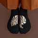 Katti socks, 2 pairs / black & bronze