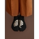 Katti socks, 2 pairs / black & bronze