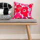 Pieni Unikko pillowcase 50x50, red