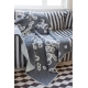 Saimaannorppa wool blanket 130x180, gray-white