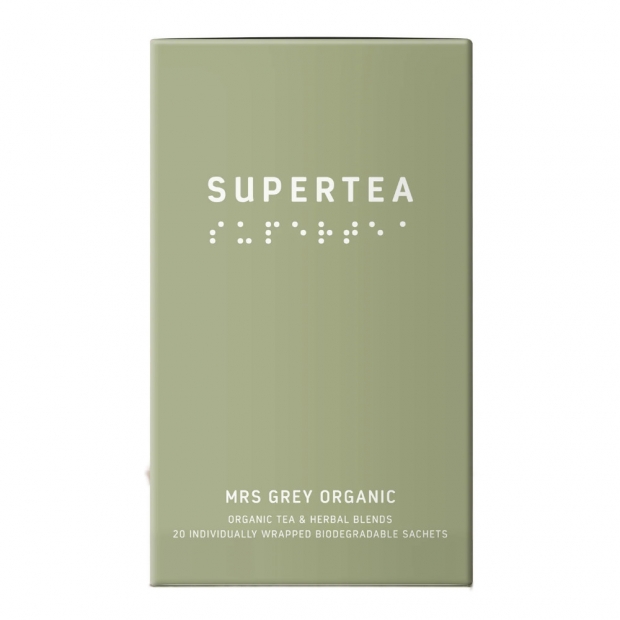 Organic black tea Mrs Grey SUPERTEA, 20 bags