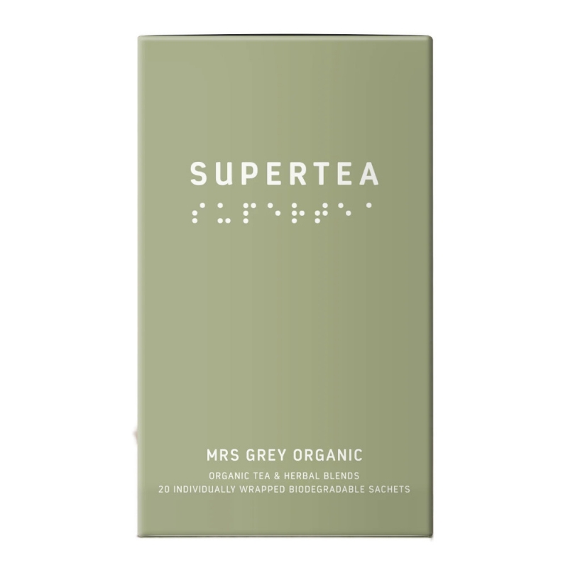 Organic black tea Mrs Grey SUPERTEA, 20 bags