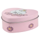 Moomin heart shaped tin jar Together