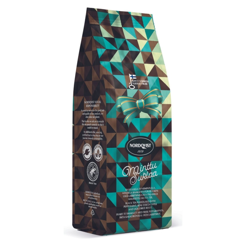 Sypaný čierny čaj Mint Chocolate, 80g