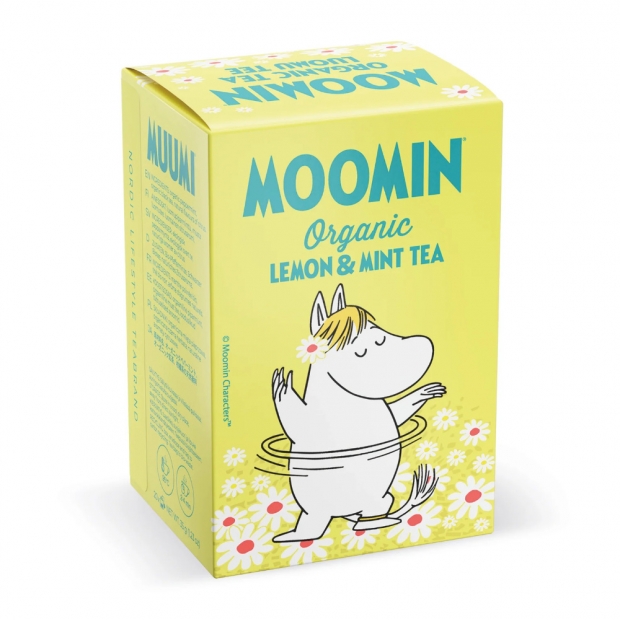 Organic black tea Moomin Lemon & Mint, 20 bags