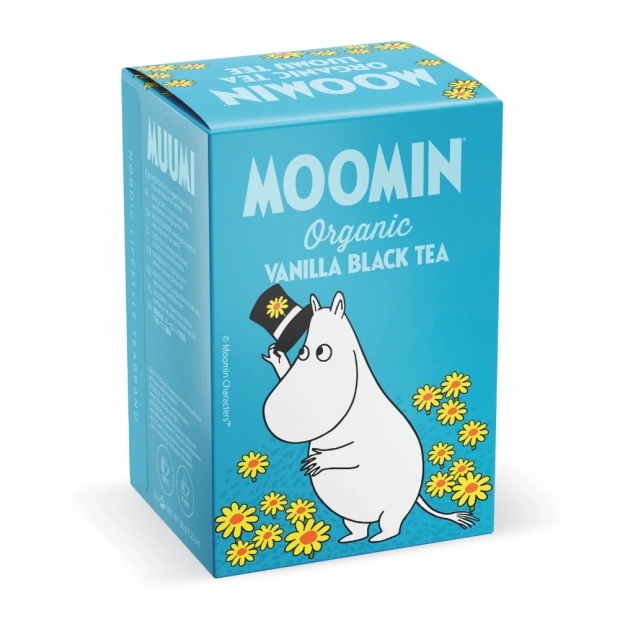 Organic black tea Moomin Vanilla, 20 bags