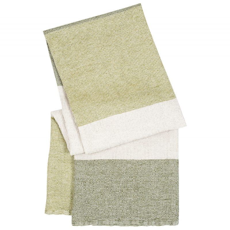 Terva towel, avocado-olive