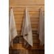 Linen towel Puro, linen-blue