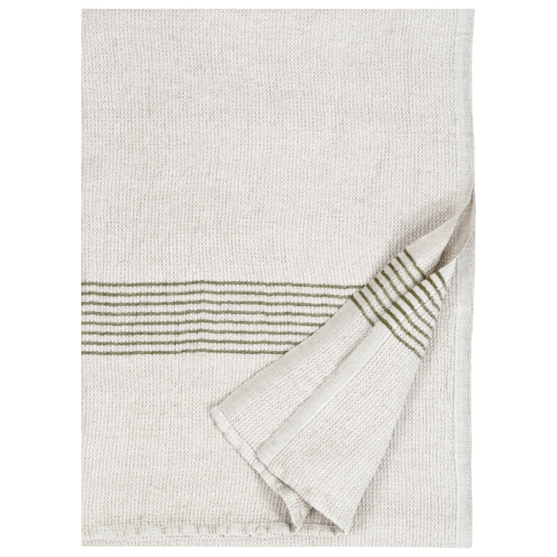 Linen towel Puro, linen-olive