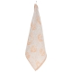 Linen tea towel / napkin Kesäkukka 46x46, linen-cinnamon
