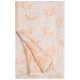 Linen blanket / tablecloth Kesäkukka 145x260, linen-cinnamon
