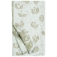 Linen blanket / tablecloth Kesäkukka 145x260, jade-olive
