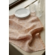 Linen tea towel Meirami 48x70, pink-cinnamon