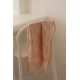 Linen towel Salvia 48x70, rose-cinnamon