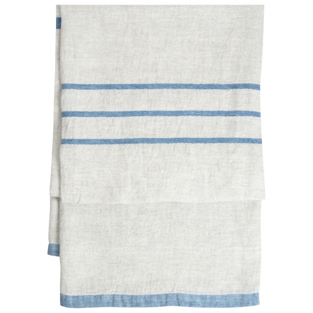 Linen tablecloth / blanket Usva 150x260, linen-blue