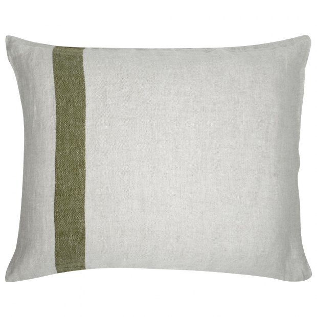 Linen pillowcase Usva 50x60, linen-olive