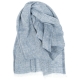 Linen scarf Lempi, melange blue