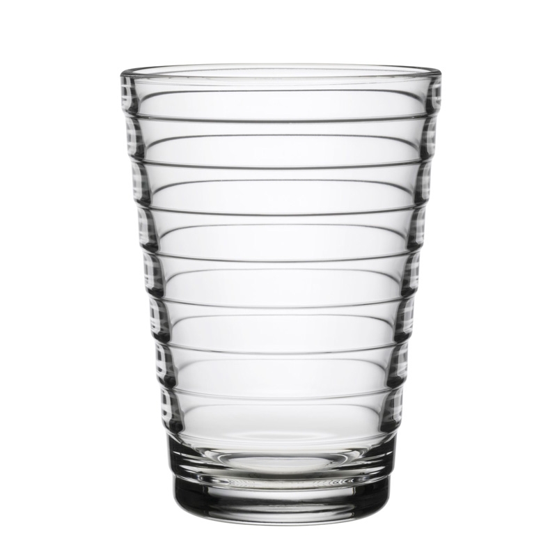 Aino Aalto glasses 0.33l, 2pcs, clear