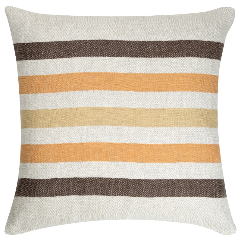 Linen cushion cover Virta, linen-brown-rust