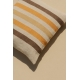 Linen cushion cover Virta, linen-brown-rust
