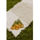 Linen tablecloth Kaisla 150x260, linen-olive