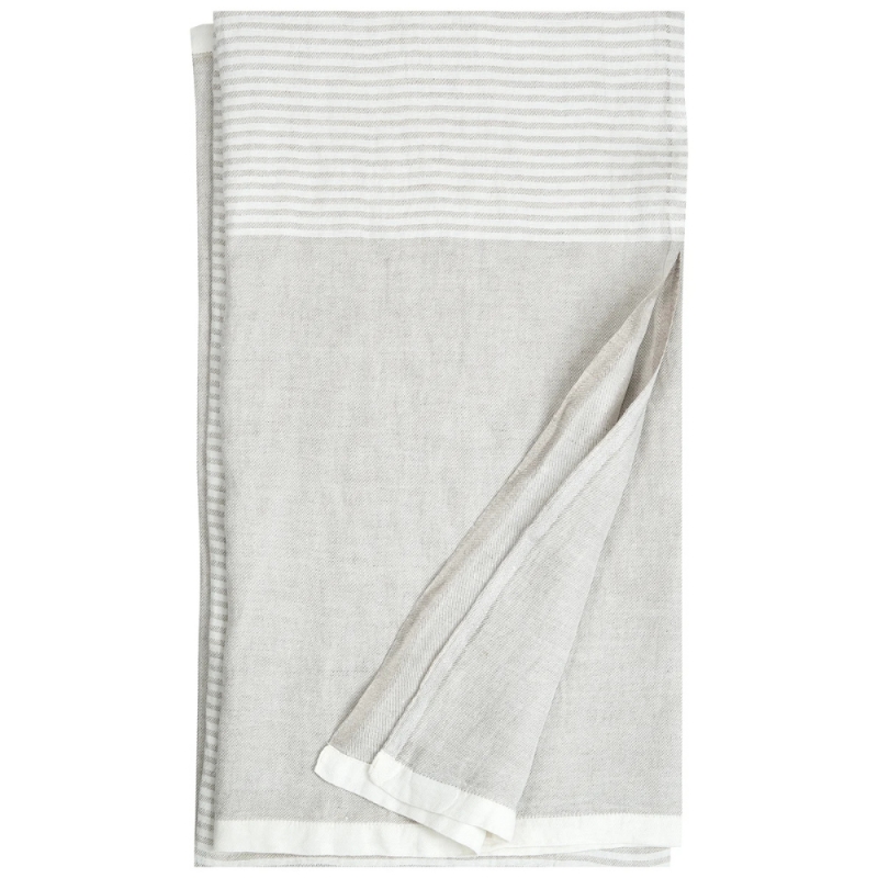 Linen tablecloth Kaisla 150x200, linen-white