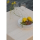 Linen tablecloth Kaisla 150x260, linen-white