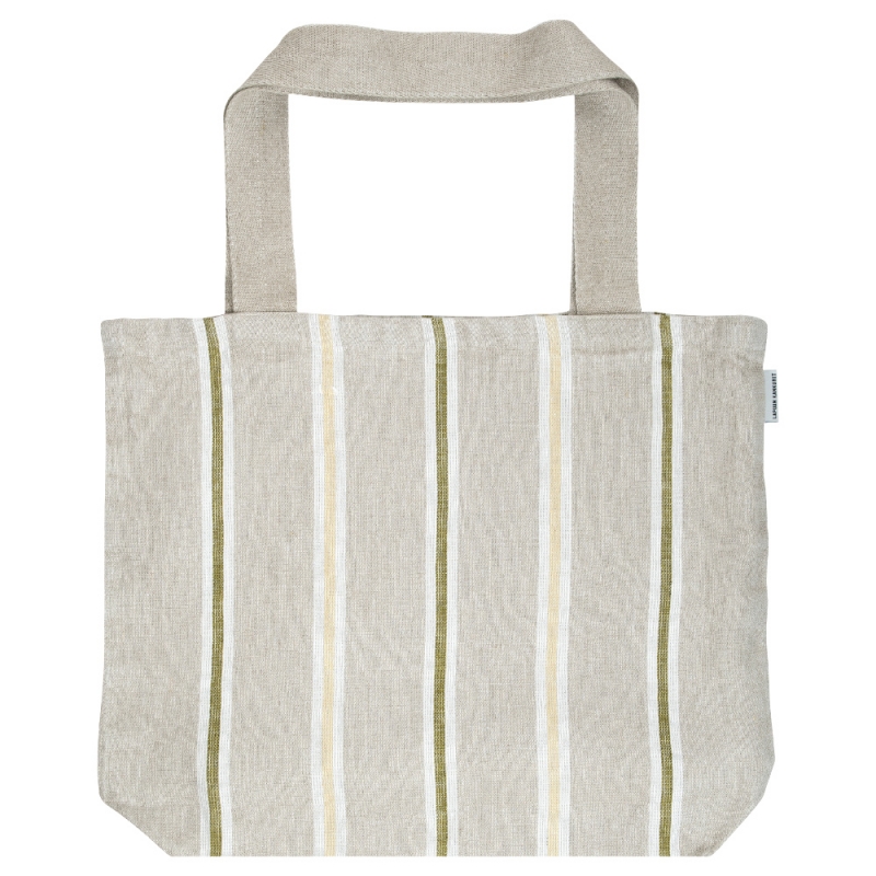 Lněná taška Tori, len-zelená