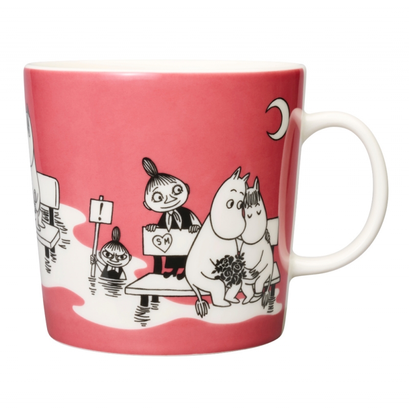 Hrnek Moomin 0,4l, růžový