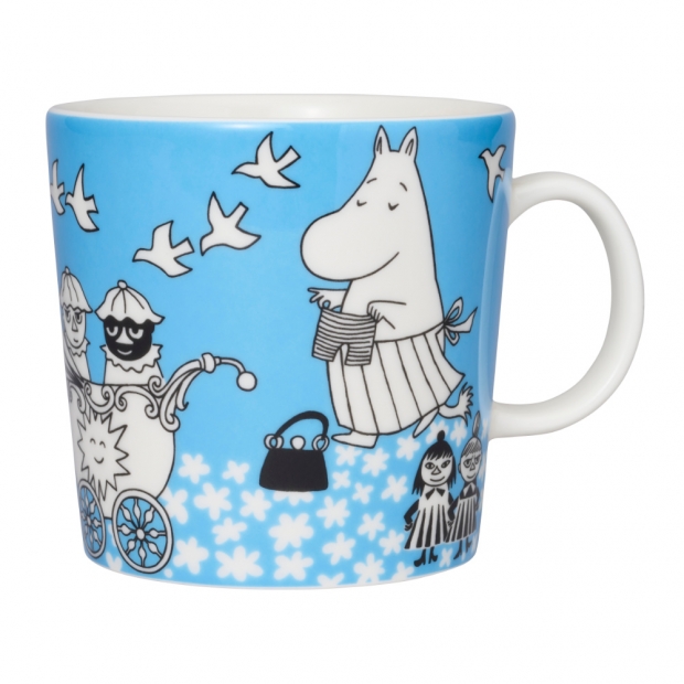 Hrnček Moomin Peace 0,4l, modrý