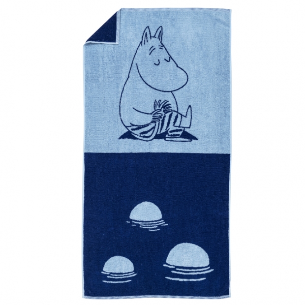 Moomintroll towel 70x140, blue