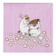 Ubrousky Moomin Sweetheart 33x33cm, 20ks / fialové