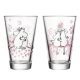 Moomin Love glasses 0.22l, 2pcs / 30th anniversary