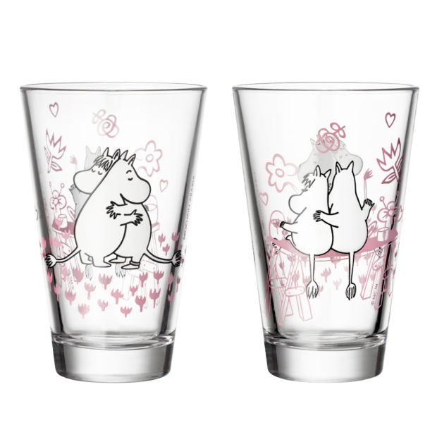 Sklenice Moomin Love 0,22l, 2ks / 30. výročí