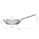 Norden stainless steel wok pan 28cm