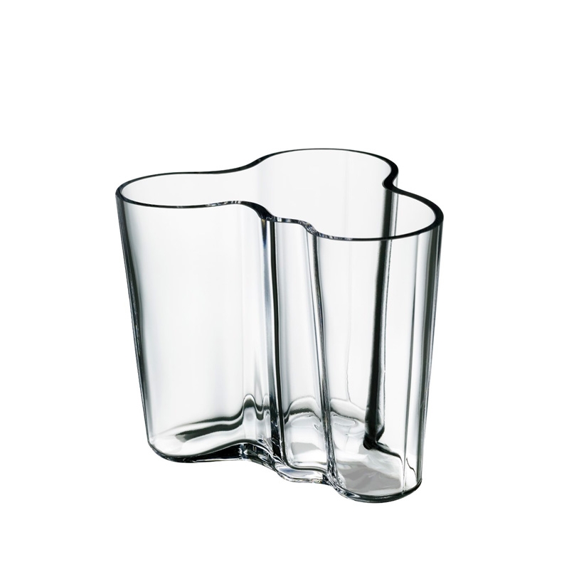 Alvar Aalto vase 95mm, clear