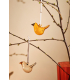 Glass bird ornaments Oiva Toikka, mix / 3pcs
