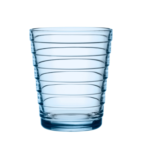 Poháre Aino Aalto 0,22l, 2ks, modré aqua
