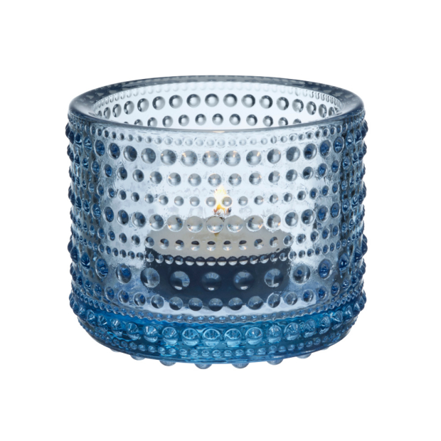 Kastehelmi candlestick, blue aqua