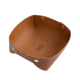 Rove genuine leather storage tray, small / brown