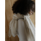 Linen scarf Halaus, natural linen