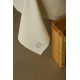 Lněný ubrus Aamu 150x260, bílý