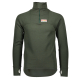 Outdoor merino wool T-shirt, long sleeve / green