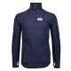 Outdoor merino wool T-shirt, long sleeve / blue